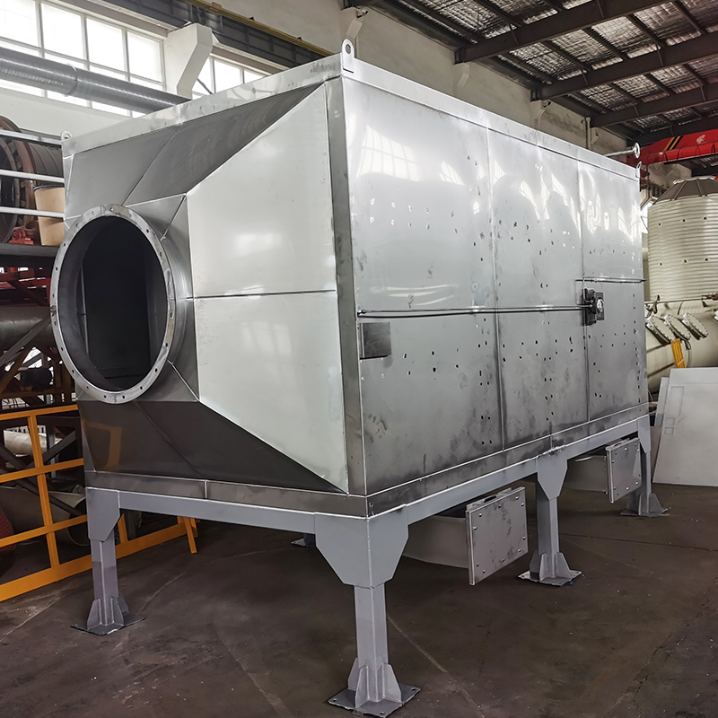 Cấu trúc dỡ hàng trên và bên hông Hộp hấp phụ than hoạt tính bằng thép không gỉ 304